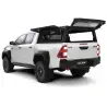 Hardtop Contour noir/ lisse sans fenêtre latérale pour Toyota Hilux Revo 2016+ double cabine Alu-Cab